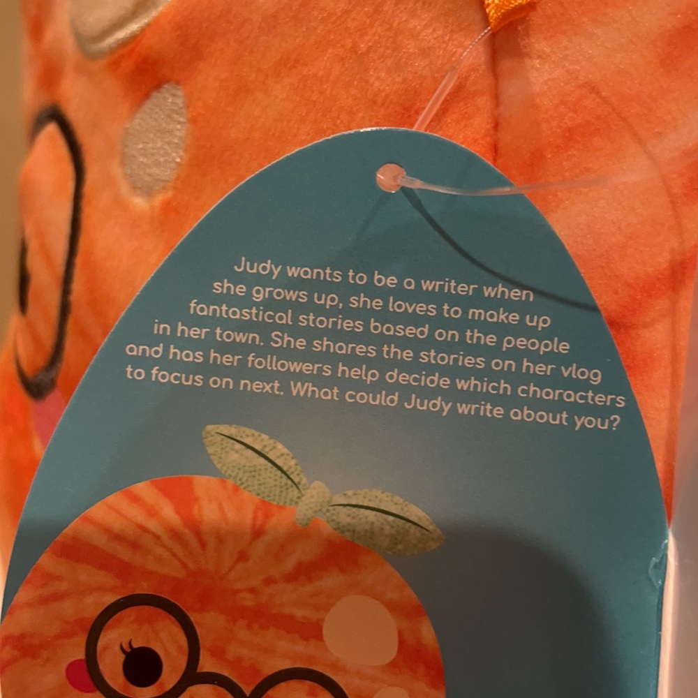 NWT 8” Judy the Tangerine Squishmallow - Picture 4 of 5